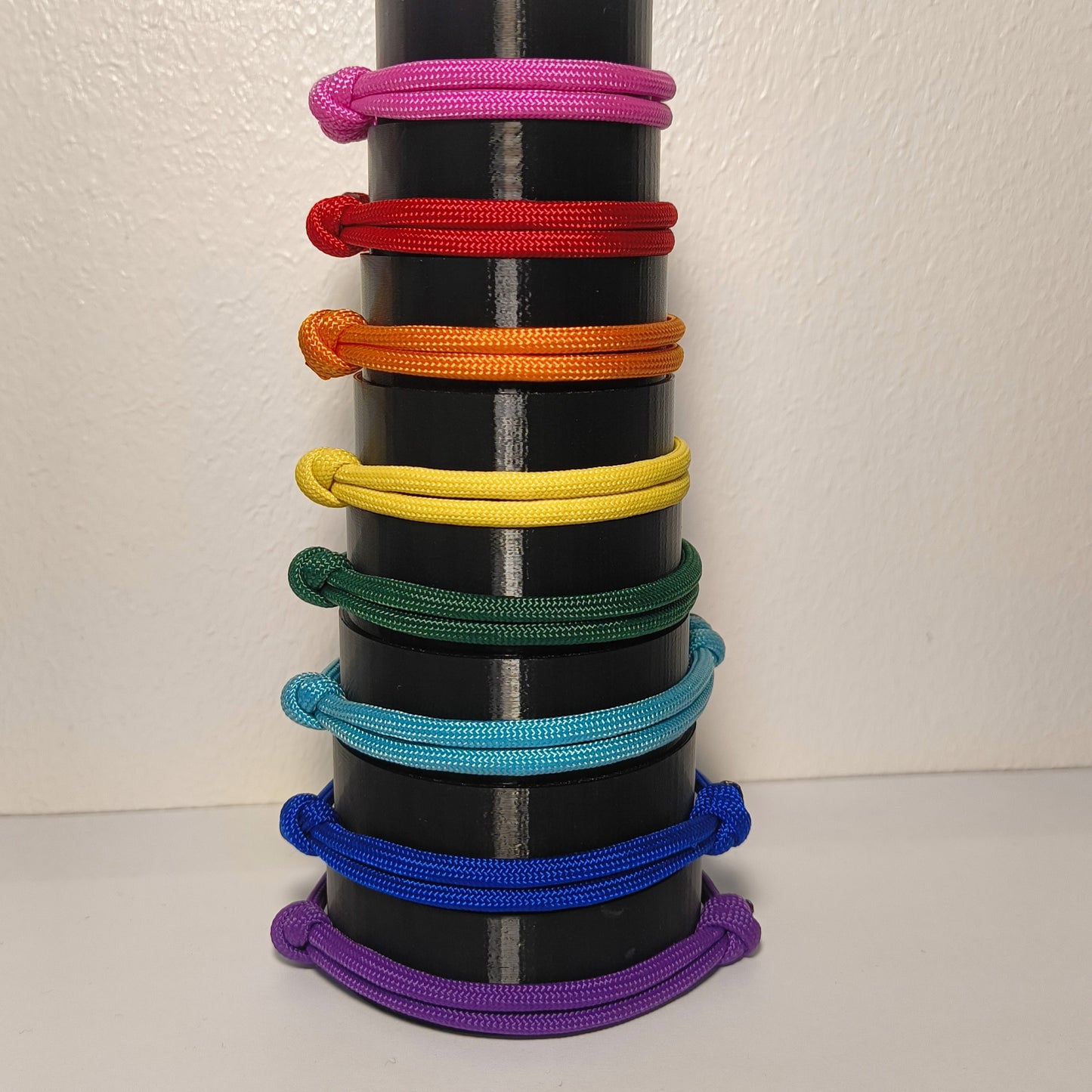 Custom Adjustable Paracord Wristband: One Colour - Choose Your Favourite Colour – Handmade