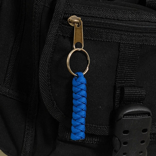 Custom Paracord Keyring: One Colour Snake Knot  - Choose Your Favourite Colour - Handmade Accessory