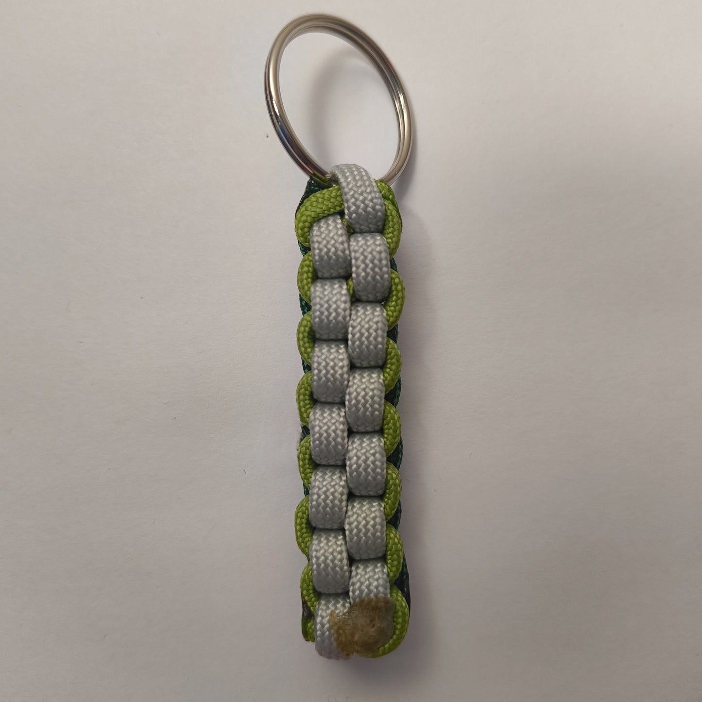 Custom Paracord Keyring: Three Colours Square Knot - Choose Your Favourite Colours - Handmade Accessory